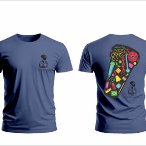 Camiseta Sopapo de Mulheres Coleção Glitch – Lilás